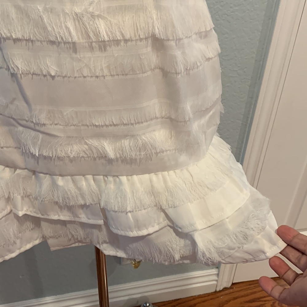 Princess Polly White Ruffle Dress - Picture 3 of 11